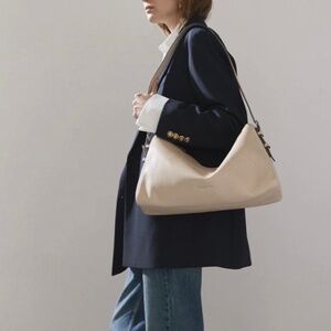 Lottie Bag from The Horse Leather Shoulder Tote Bag “Oat” Shade  NWT